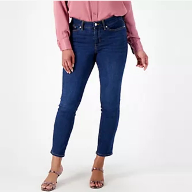 Encore By Idina Menzel Petite Skinny Ankle Jeans Size 28w Petite Nwot
